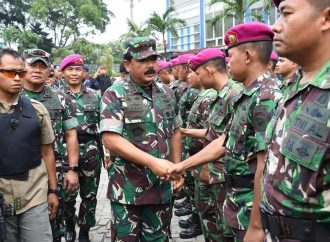 Panglima TNI Bersama Kapolri Tinjau Pengamanan Jelang Pelantikan Presiden dan Wapres RI