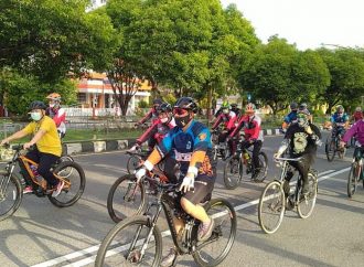Tingkatkan Sinergitas dan Imunitas, Polda Kalteng Bersama Forkopimda Olahraga Bersepeda