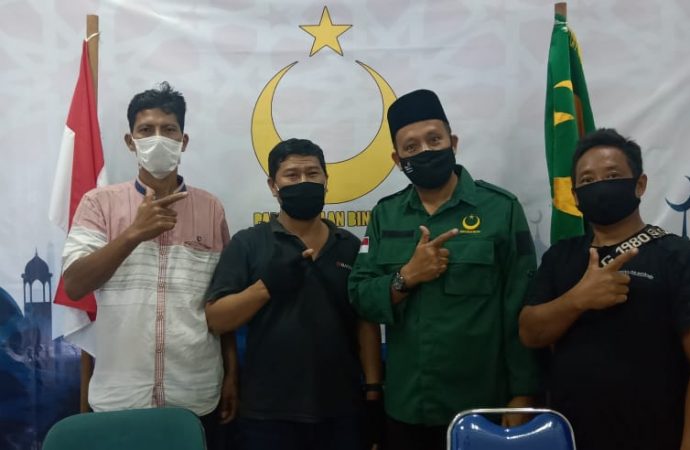 Partai Bulan Bintang (PBB) DPW Kalimantan Tengah menerima kedatangan pengurus ketua tim relawan PKL Berkah pemenangan paslon Sugianto-Edy