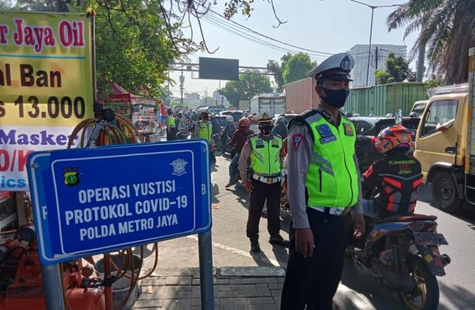 25 Pelanggar protokol kesehatan Terjaring Ops Yustisi Dikalideres Jakarta Barat